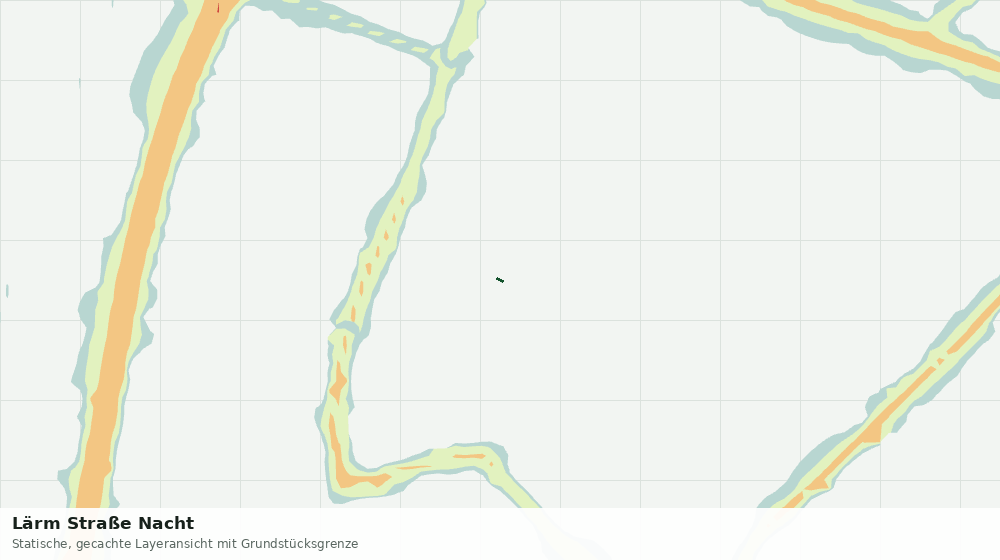 Statische Kartenansicht: Lärm Straße Nacht