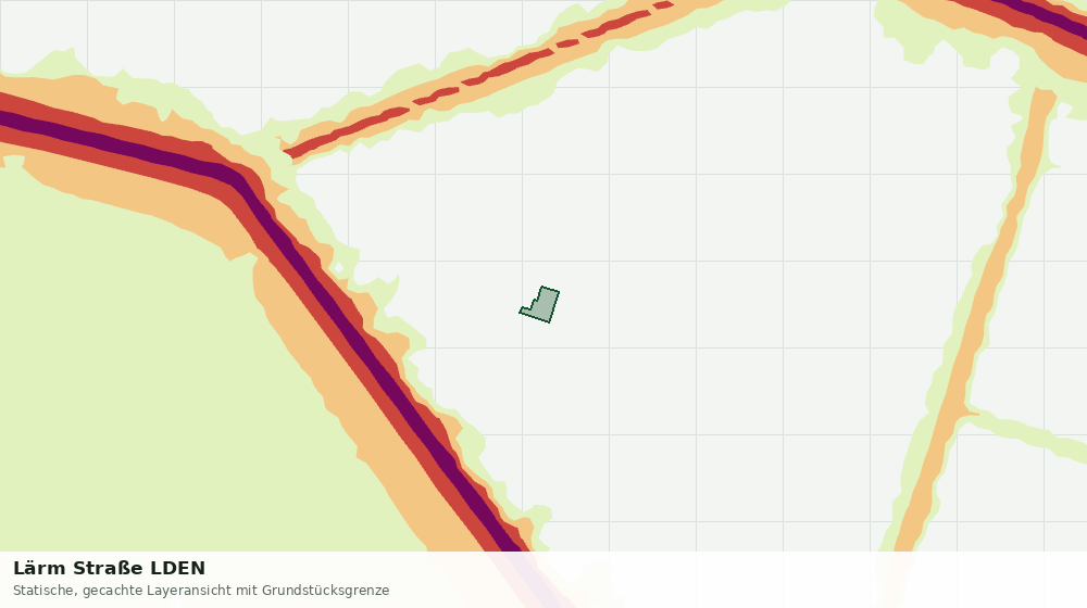 Statische Kartenansicht: Lärm Straße LDEN