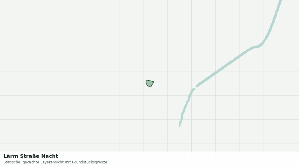 Statische Kartenansicht: Lärm Straße Nacht