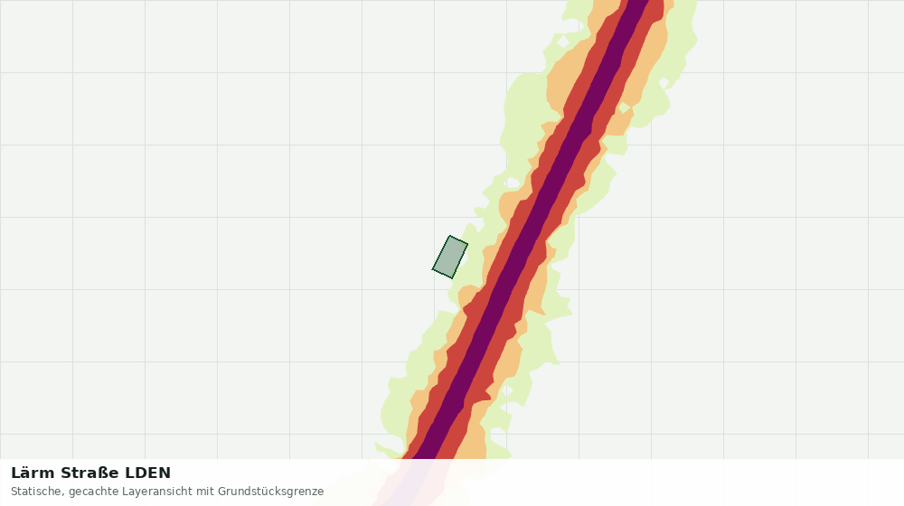 Statische Kartenansicht: Lärm Straße LDEN