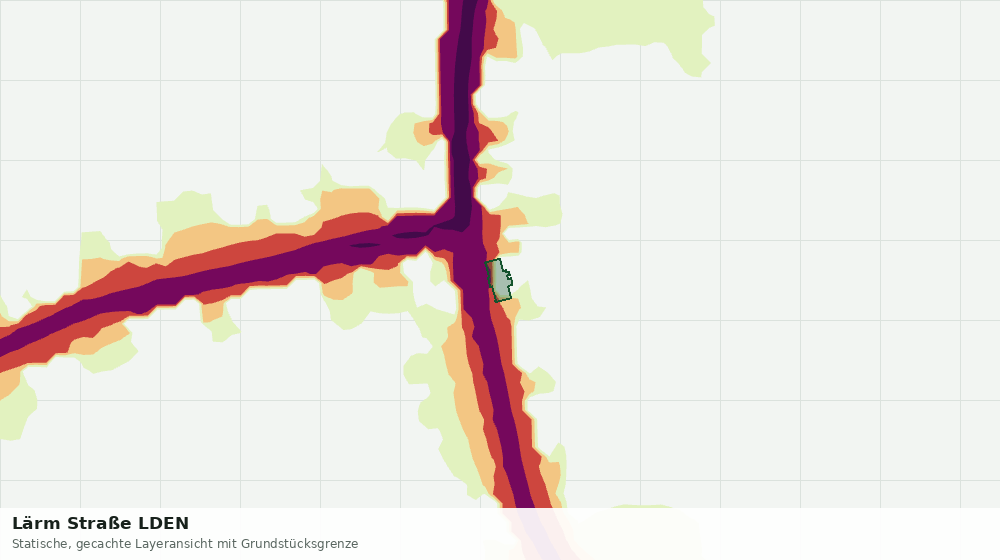 Statische Kartenansicht: Lärm Straße LDEN
