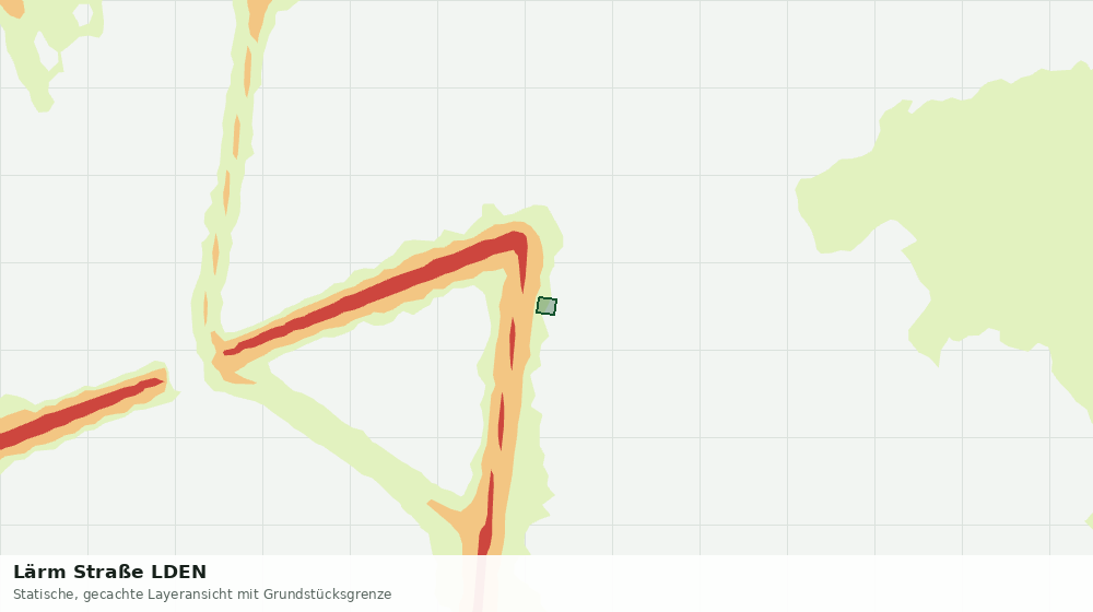 Statische Kartenansicht: Lärm Straße LDEN