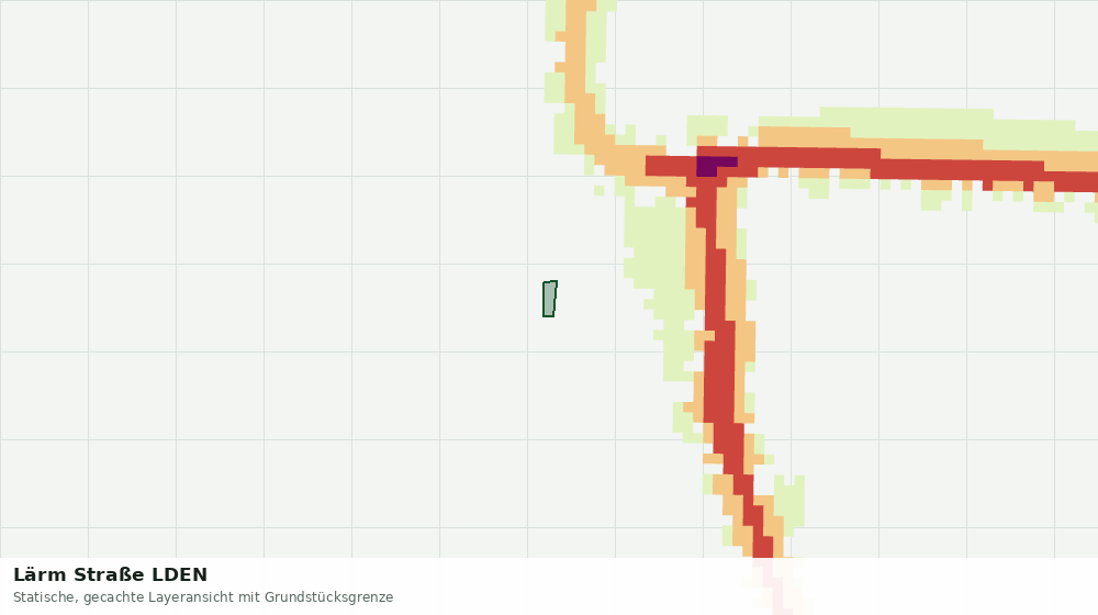Statische Kartenansicht: Lärm Straße LDEN