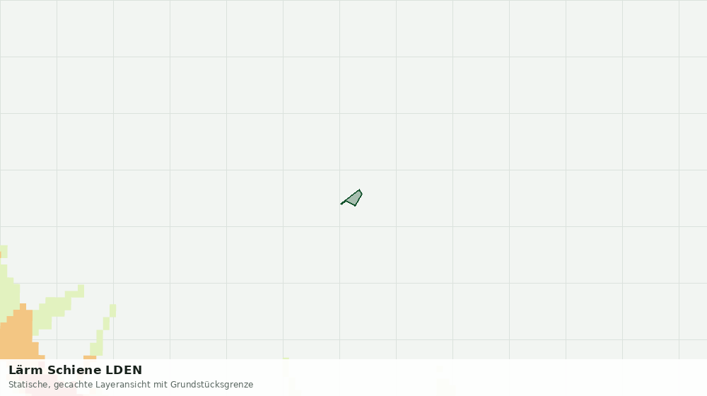 Statische Kartenansicht: Lärm Schiene LDEN
