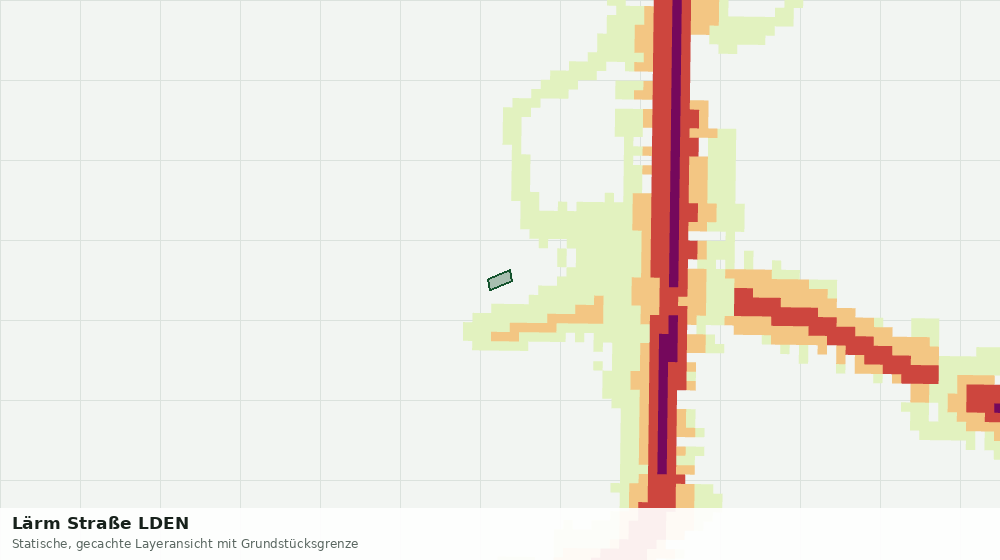 Statische Kartenansicht: Lärm Straße LDEN