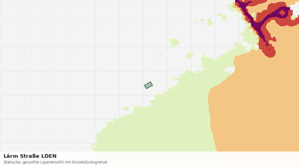 Statische Kartenansicht: Lärm Straße LDEN