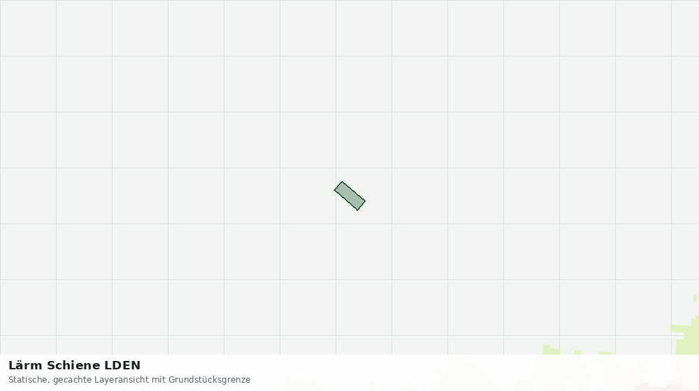 Statische Kartenansicht: Lärm Schiene LDEN