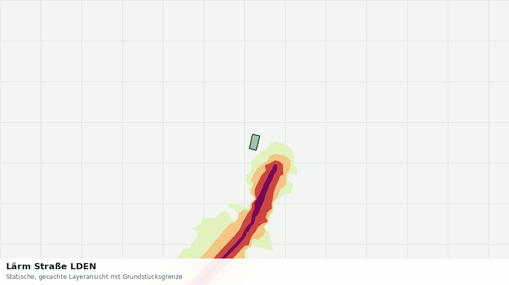 Statische Kartenansicht: Lärm Straße LDEN