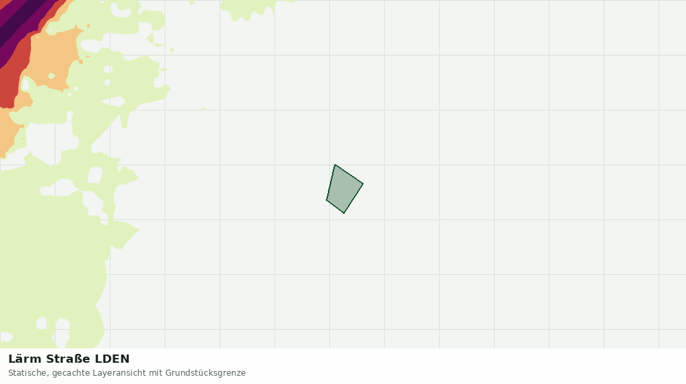 Statische Kartenansicht: Lärm Straße LDEN