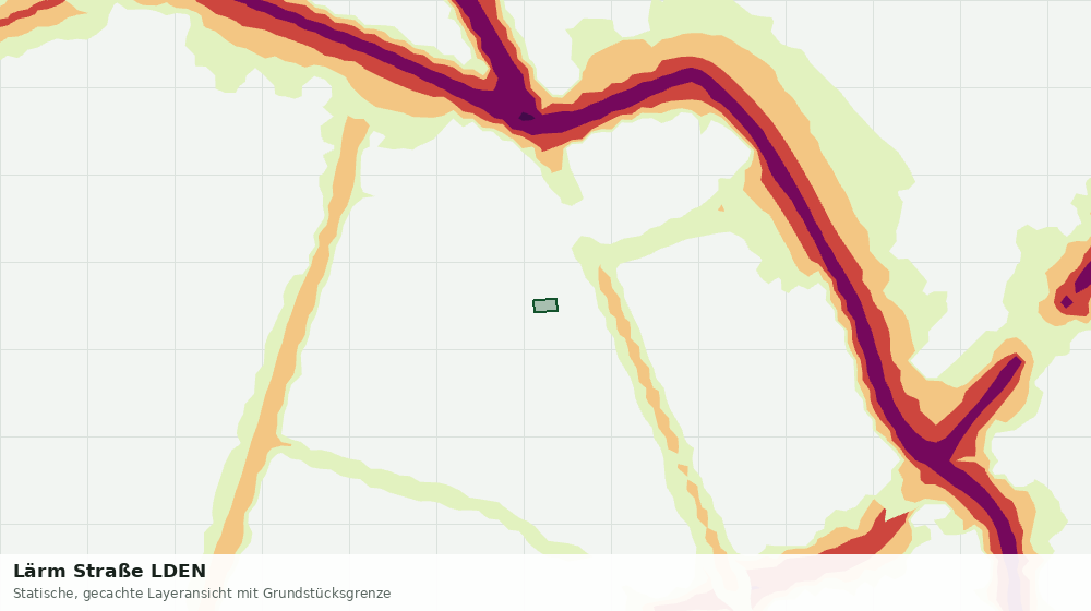 Statische Kartenansicht: Lärm Straße LDEN