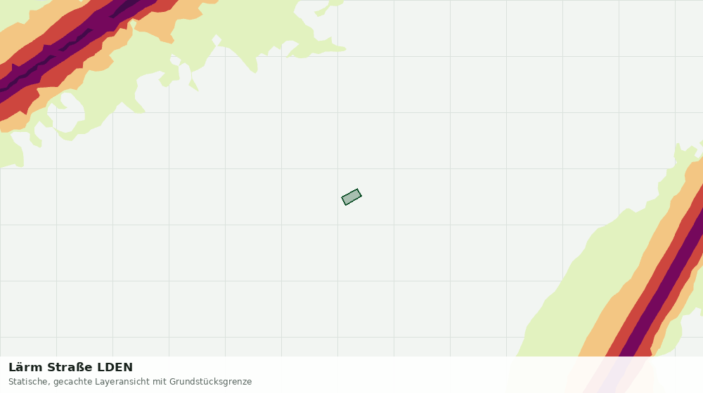 Statische Kartenansicht: Lärm Straße LDEN