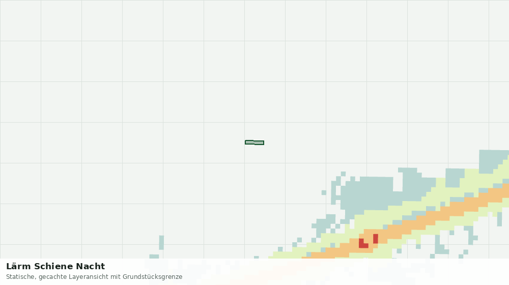 Statische Kartenansicht: Lärm Schiene Nacht