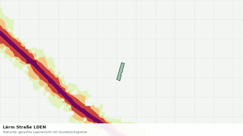 Statische Kartenansicht: Lärm Straße LDEN