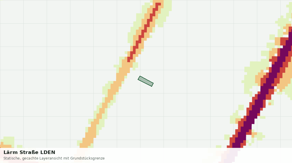 Statische Kartenansicht: Lärm Straße LDEN