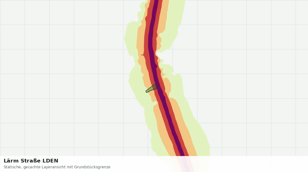 Statische Kartenansicht: Lärm Straße LDEN