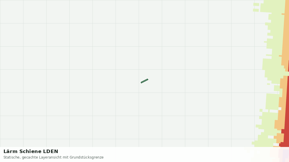 Statische Kartenansicht: Lärm Schiene LDEN