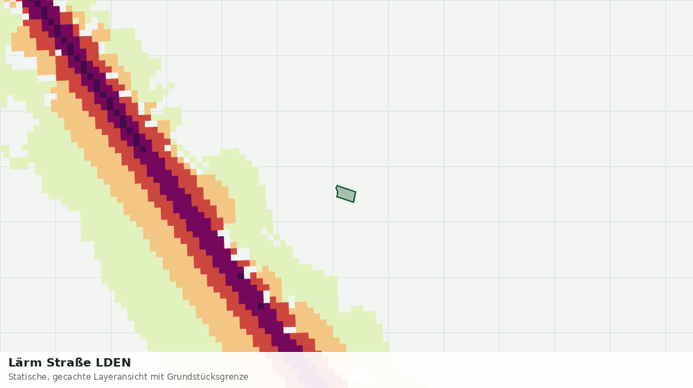 Statische Kartenansicht: Lärm Straße LDEN