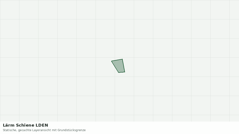 Statische Kartenansicht: Lärm Schiene LDEN