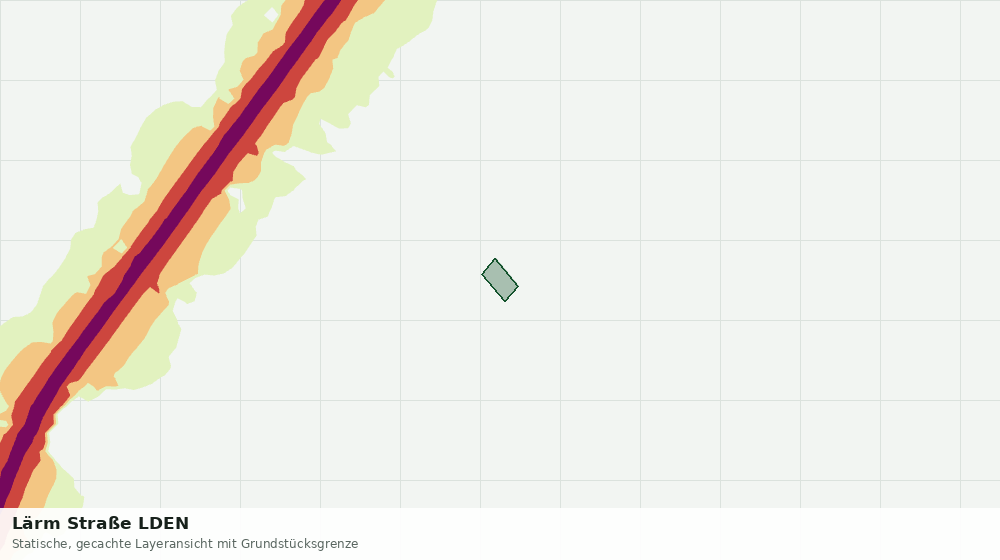Statische Kartenansicht: Lärm Straße LDEN