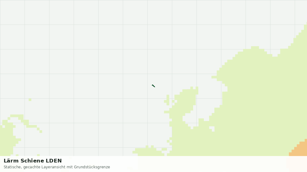 Statische Kartenansicht: Lärm Schiene LDEN