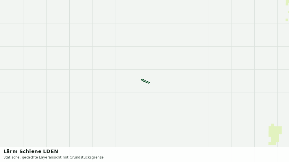 Statische Kartenansicht: Lärm Schiene LDEN