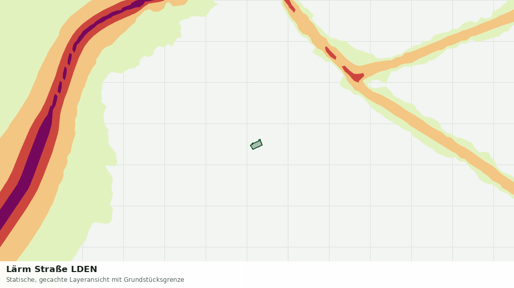 Statische Kartenansicht: Lärm Straße LDEN