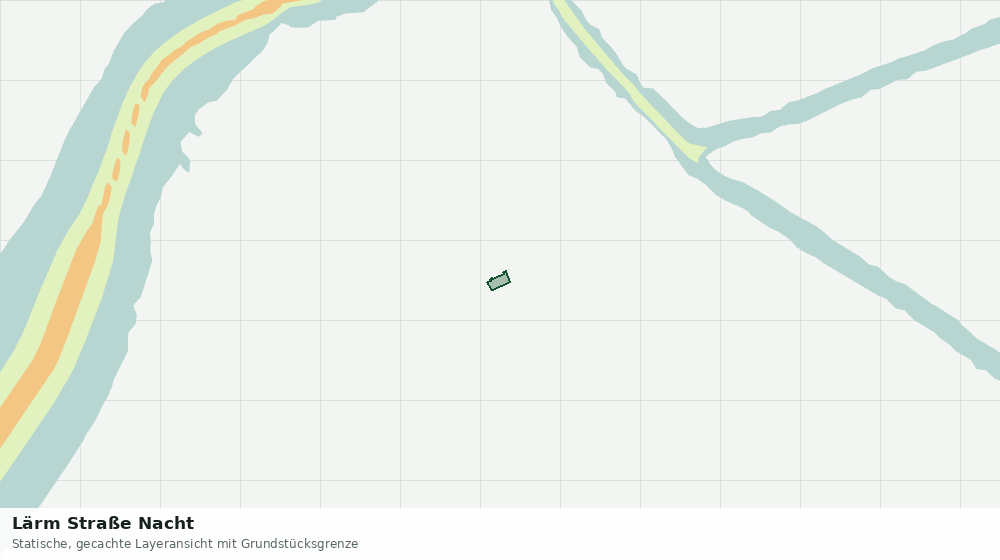 Statische Kartenansicht: Lärm Straße Nacht