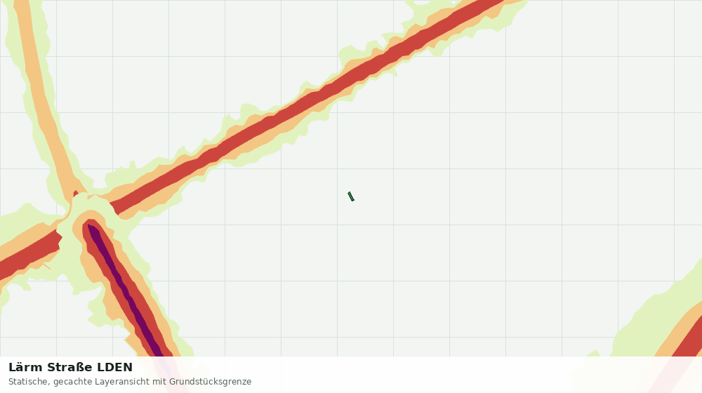Statische Kartenansicht: Lärm Straße LDEN