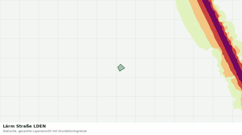 Statische Kartenansicht: Lärm Straße LDEN