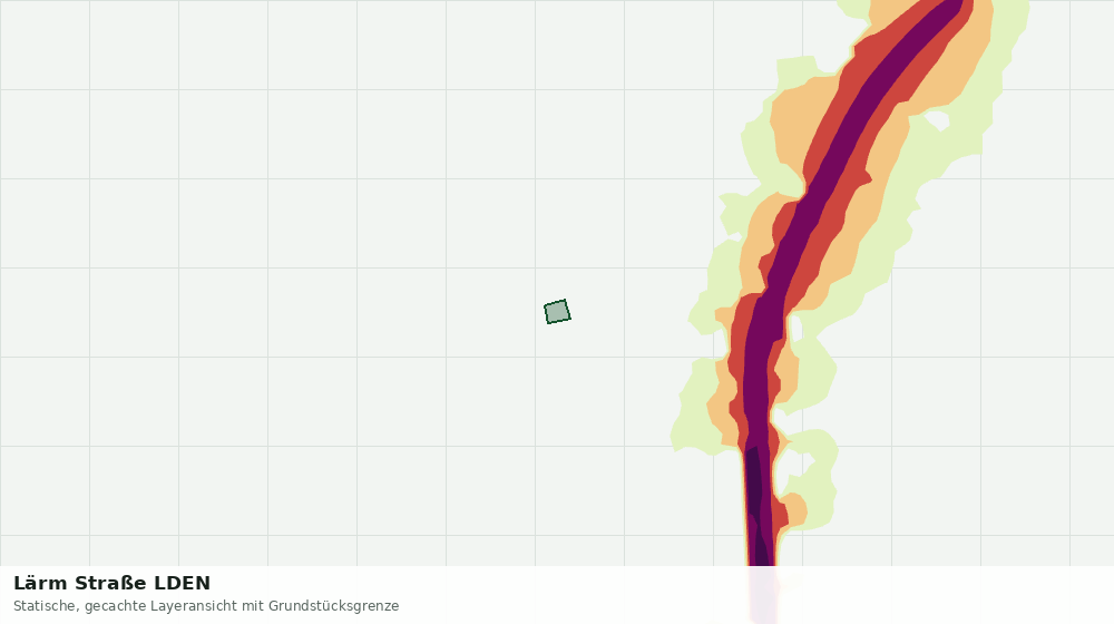 Statische Kartenansicht: Lärm Straße LDEN