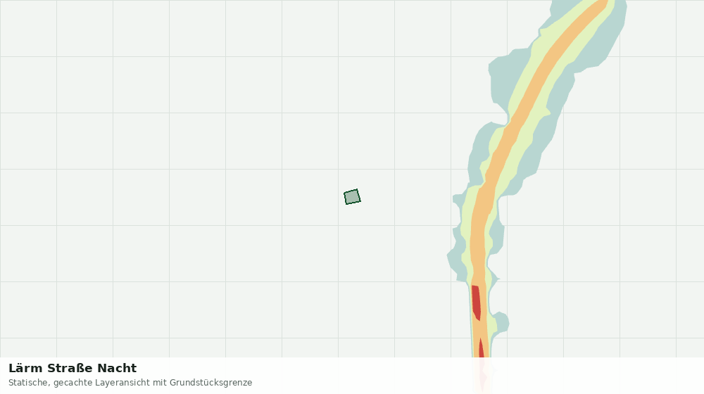 Statische Kartenansicht: Lärm Straße Nacht