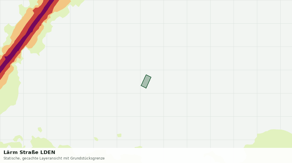 Statische Kartenansicht: Lärm Straße LDEN