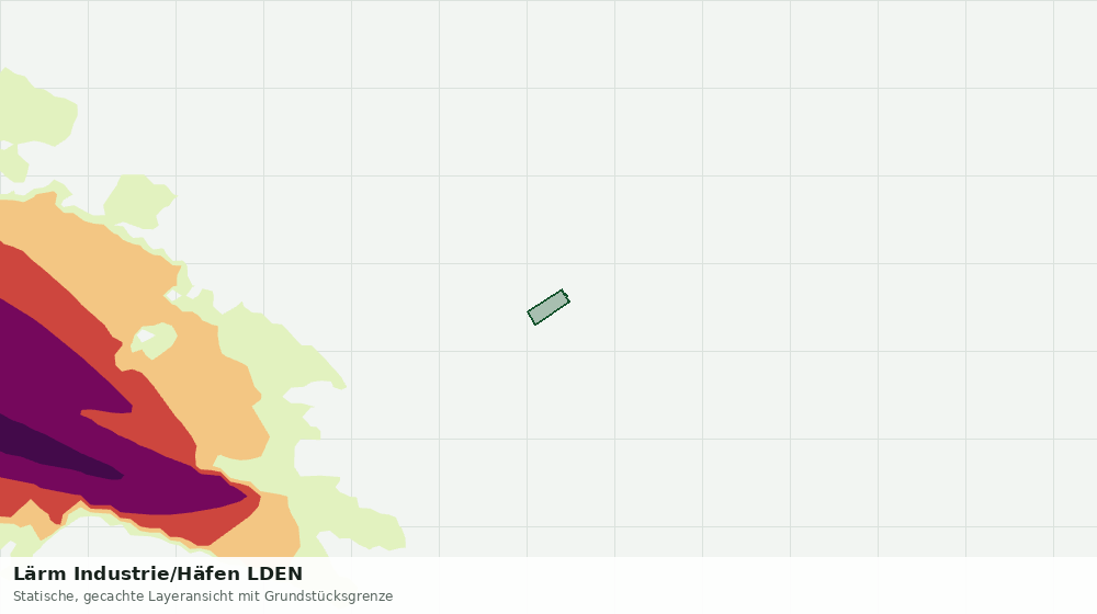 Statische Kartenansicht: Lärm Industrie/Häfen LDEN