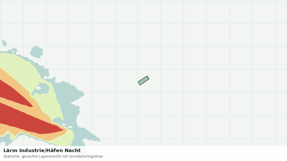 Statische Kartenansicht: Lärm Industrie/Häfen Nacht