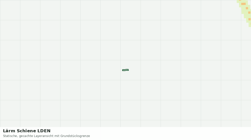 Statische Kartenansicht: Lärm Schiene LDEN