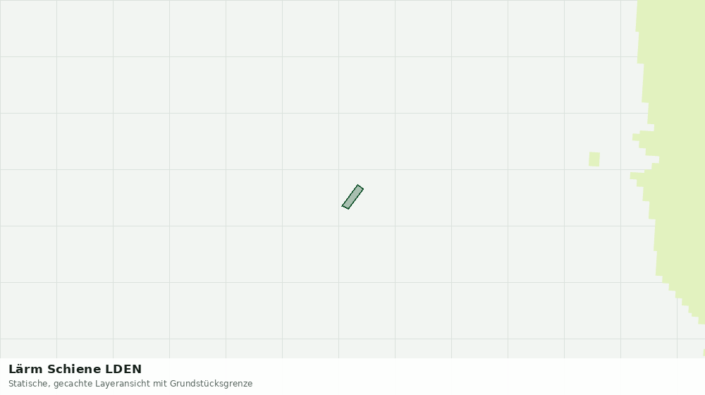 Statische Kartenansicht: Lärm Schiene LDEN