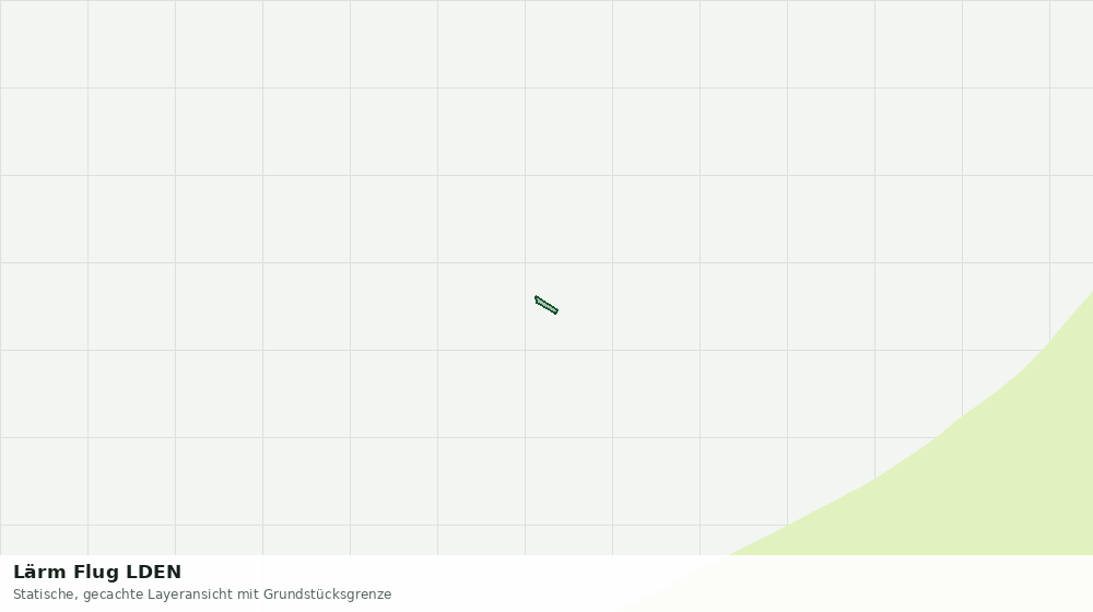 Statische Kartenansicht: Lärm Flug LDEN