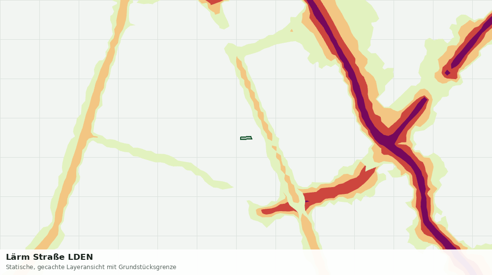 Statische Kartenansicht: Lärm Straße LDEN