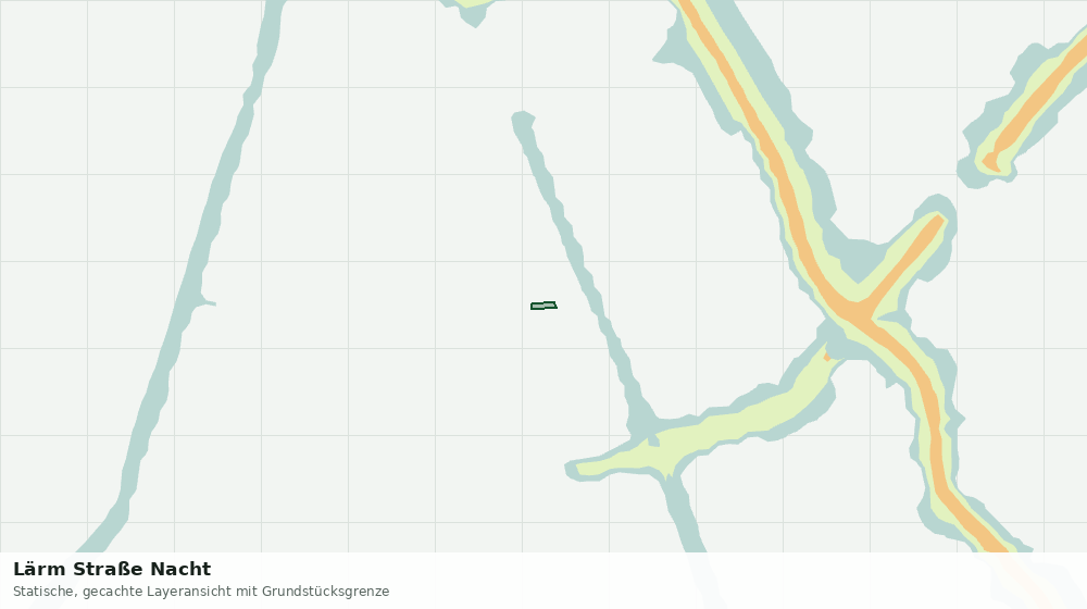 Statische Kartenansicht: Lärm Straße Nacht