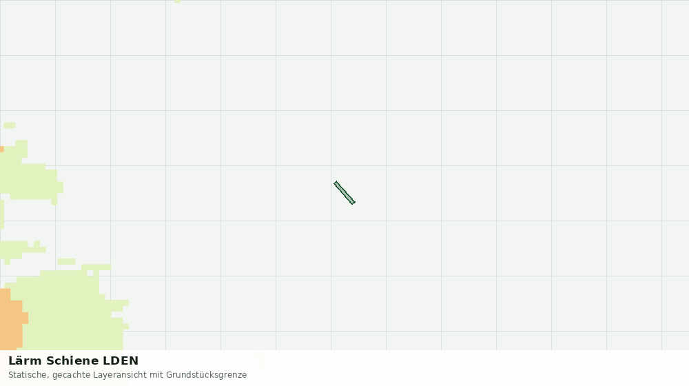 Statische Kartenansicht: Lärm Schiene LDEN