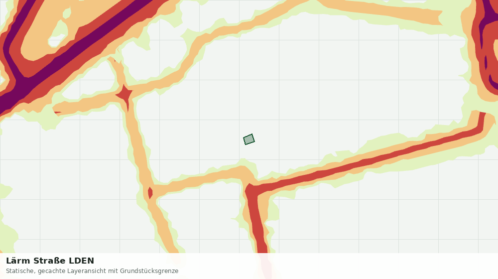 Statische Kartenansicht: Lärm Straße LDEN