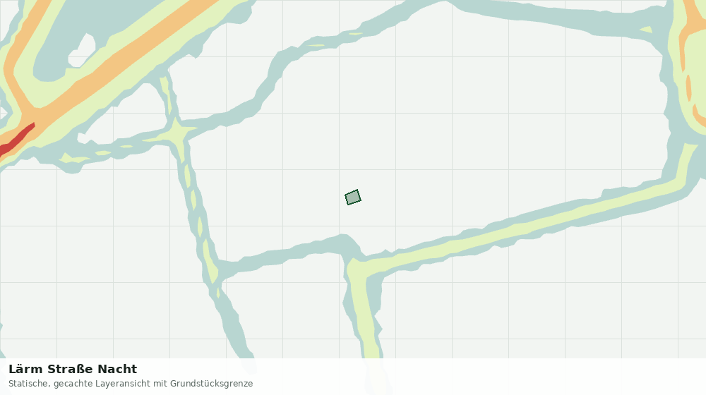 Statische Kartenansicht: Lärm Straße Nacht