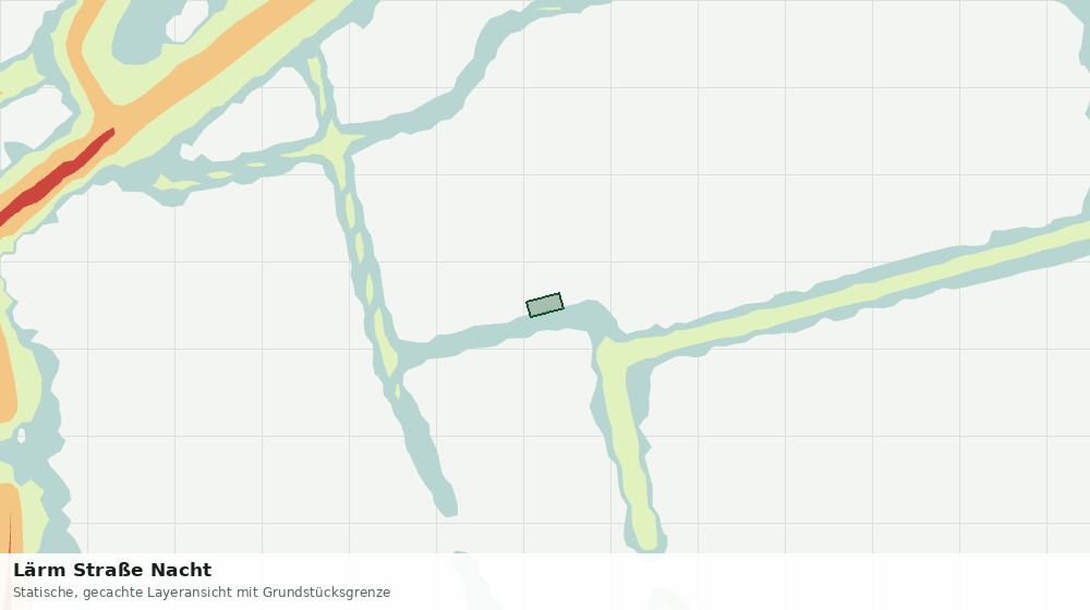 Statische Kartenansicht: Lärm Straße Nacht