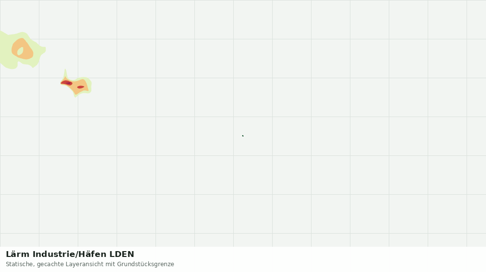 Statische Kartenansicht: Lärm Industrie/Häfen LDEN