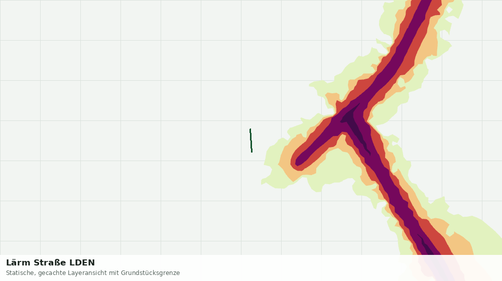 Statische Kartenansicht: Lärm Straße LDEN