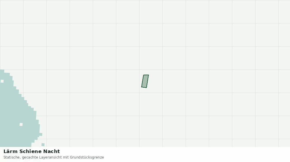 Statische Kartenansicht: Lärm Schiene Nacht