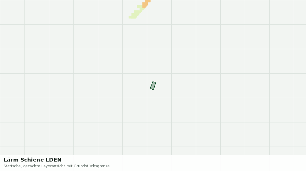 Statische Kartenansicht: Lärm Schiene LDEN