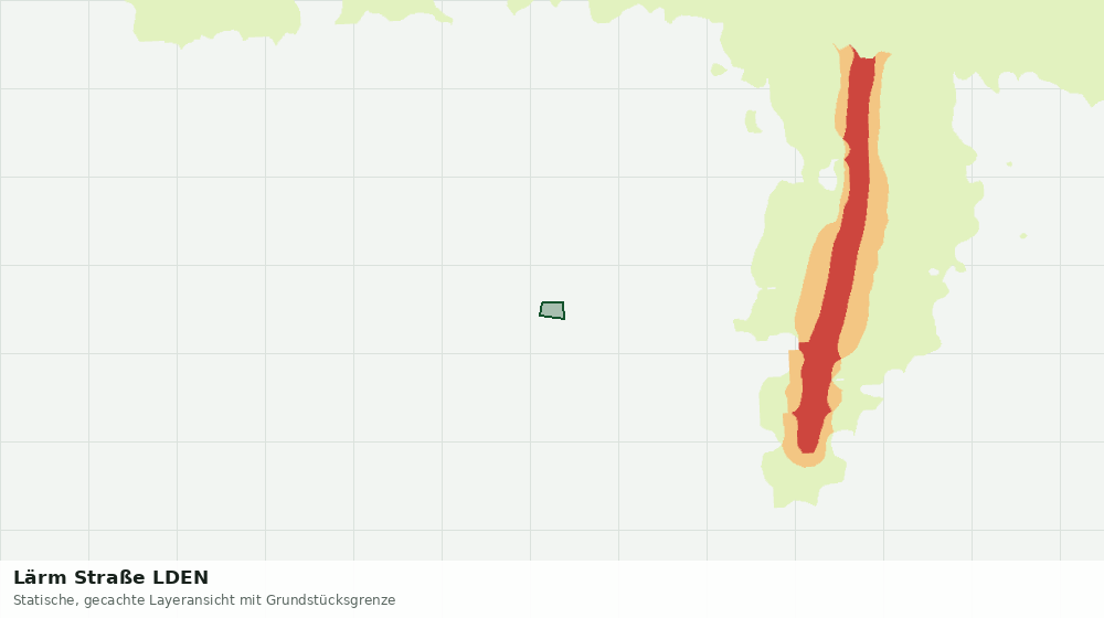 Statische Kartenansicht: Lärm Straße LDEN
