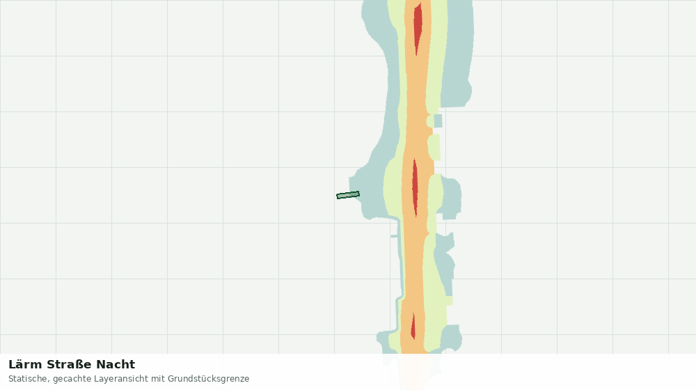 Statische Kartenansicht: Lärm Straße Nacht
