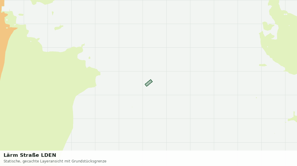 Statische Kartenansicht: Lärm Straße LDEN